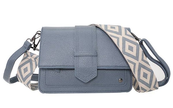 Schoudertasje rione blauw