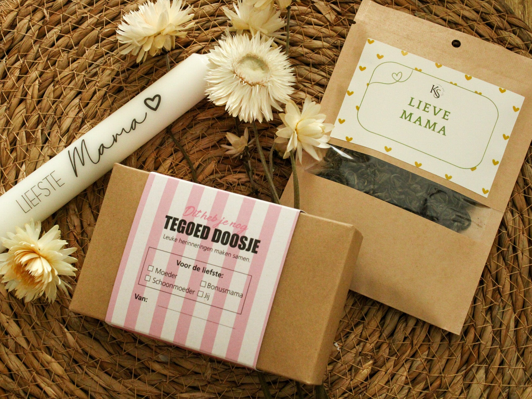 Cadeausetje tegoed mama
