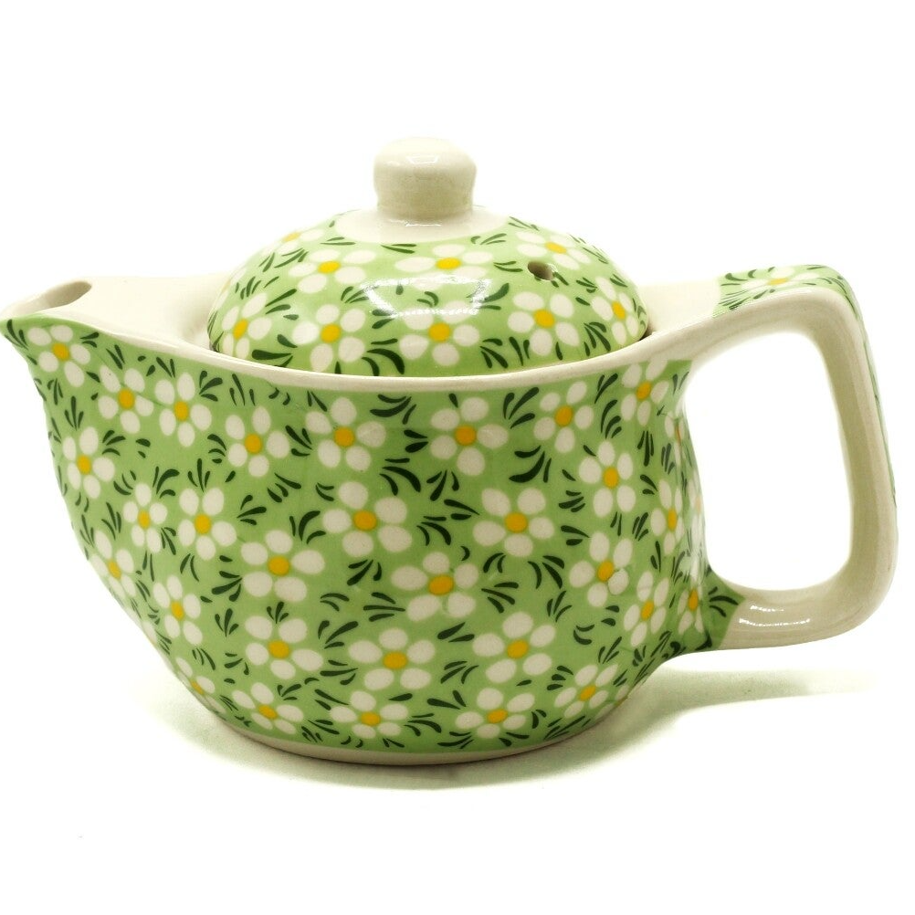 Theepot madelief groen