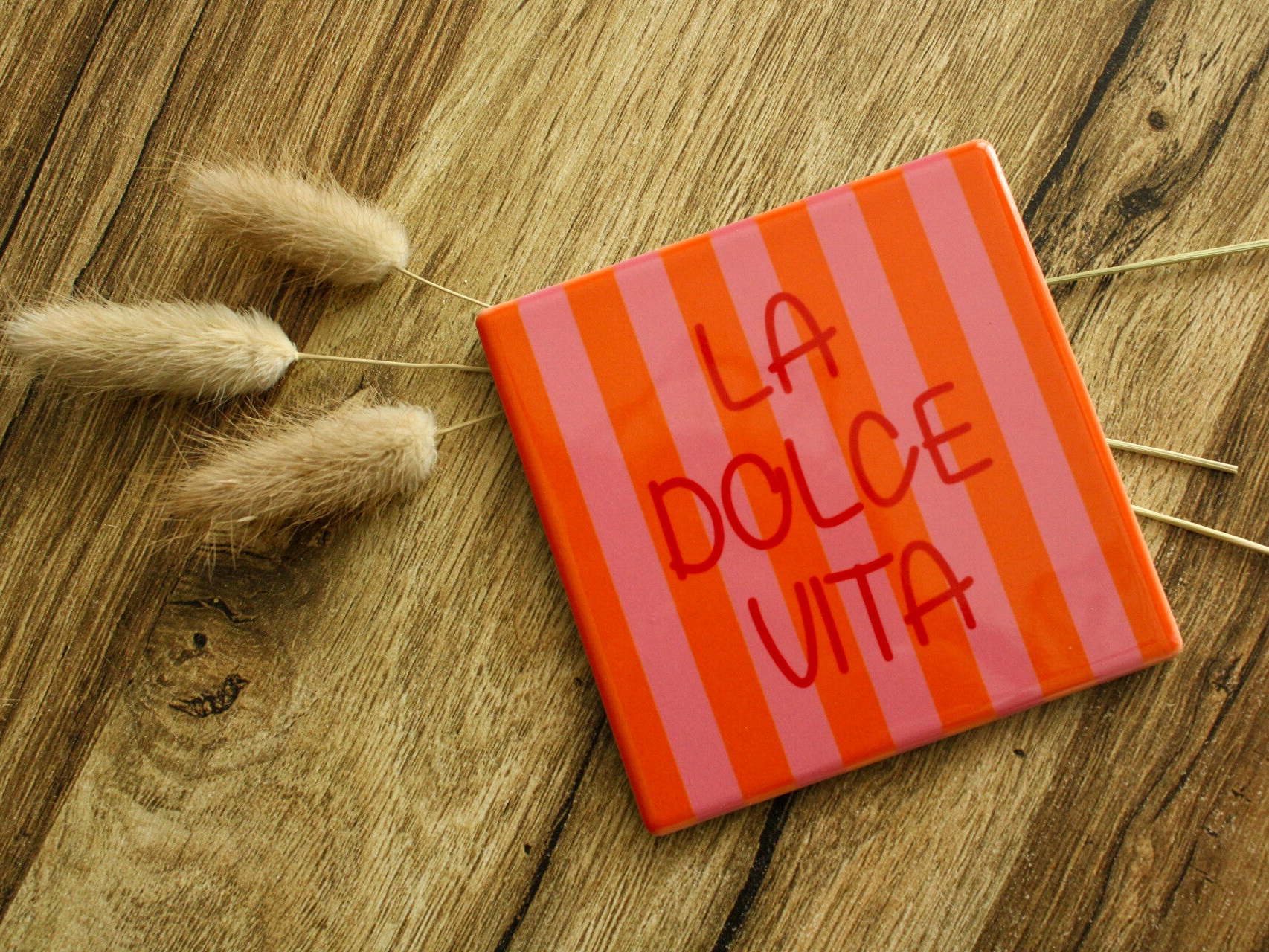 Onderzetter/tegeltje la dolce vita