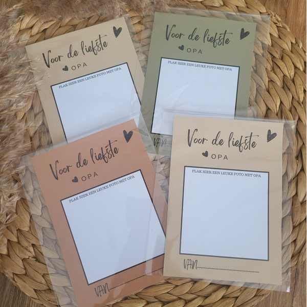 Foto kaart opa