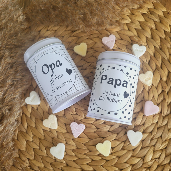 Blikje opa & papa