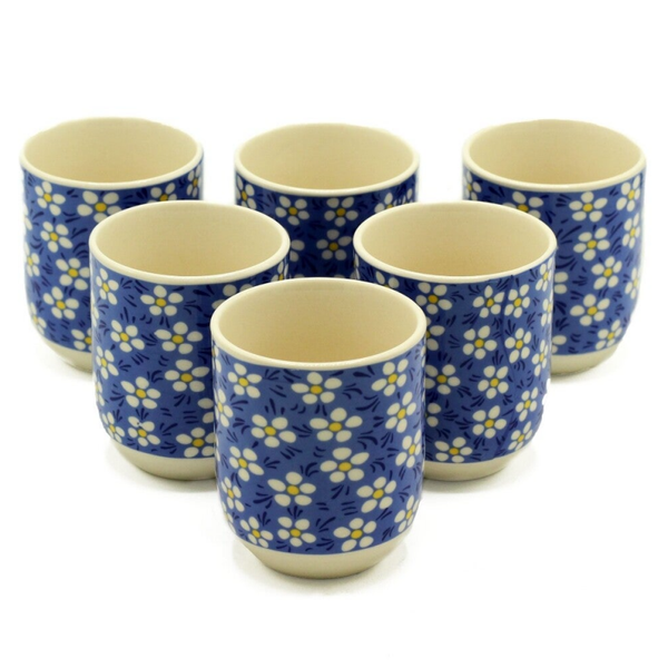 Theemok madelief blauw per stuk