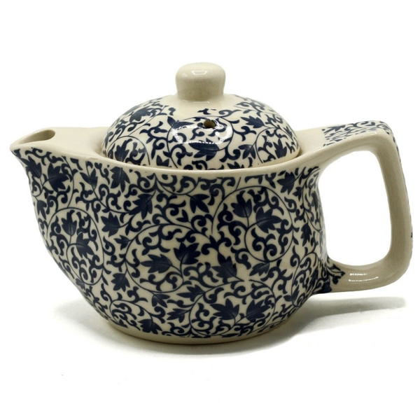 Theepot klein blauw