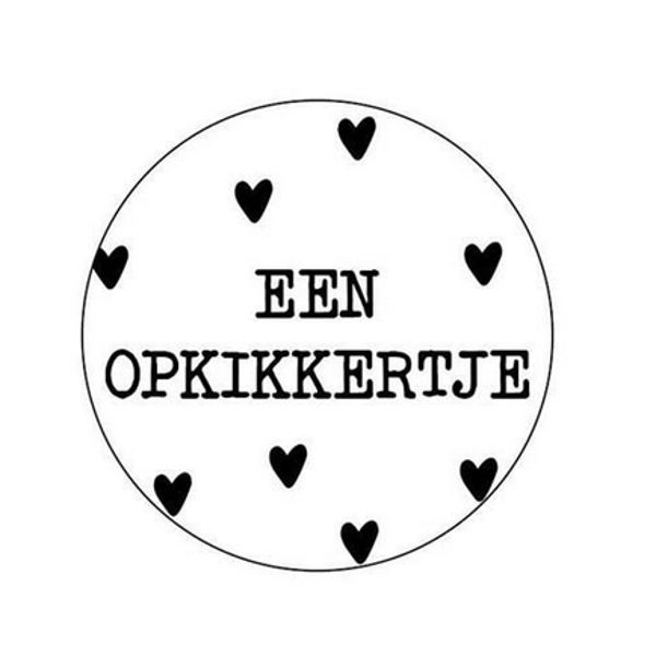 Een opkikkertje sticker 10 stuks
