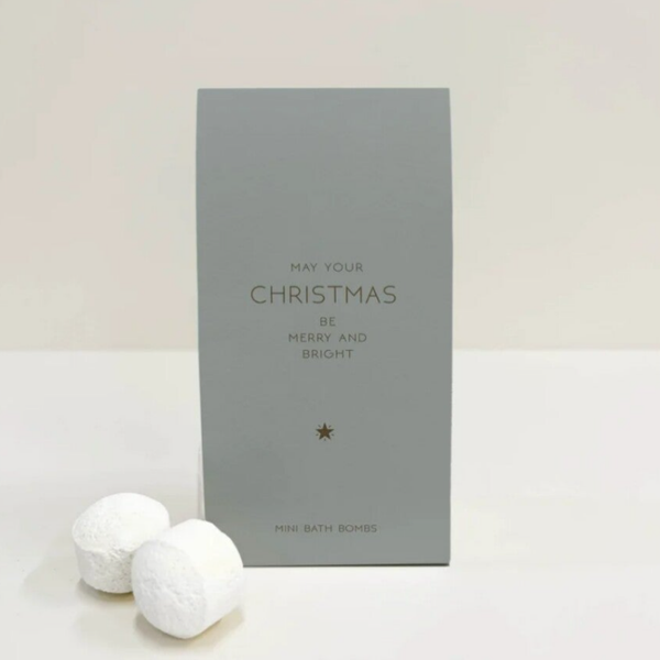 Christmas bath bombs