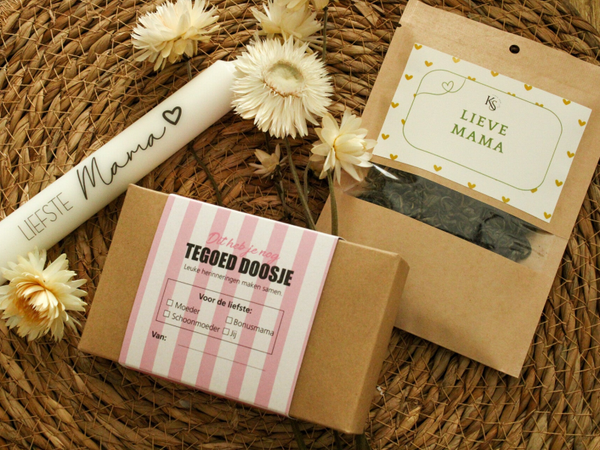 Cadeausetje tegoed mama
