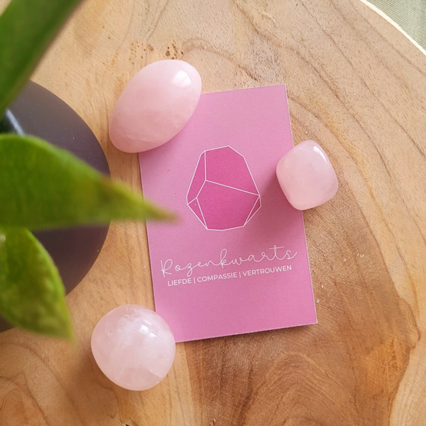 Edelsteen rozenkwarts