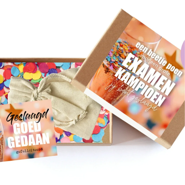 Geld kadodoosje geslaagd