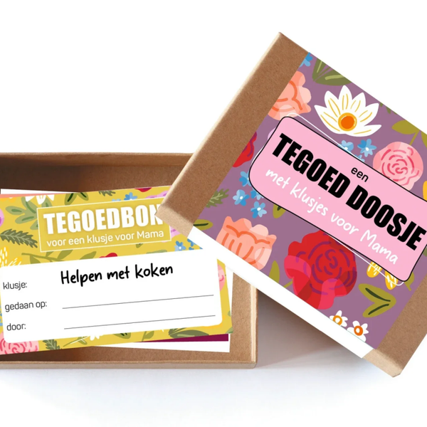 Tegoed doosje klusjes mama