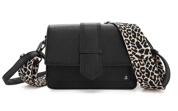 Zwart Corsica schoudertas