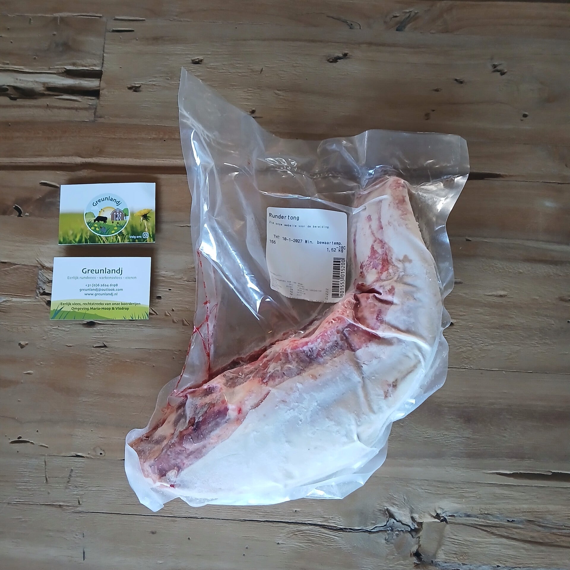 Grasgevoerde Rundertong