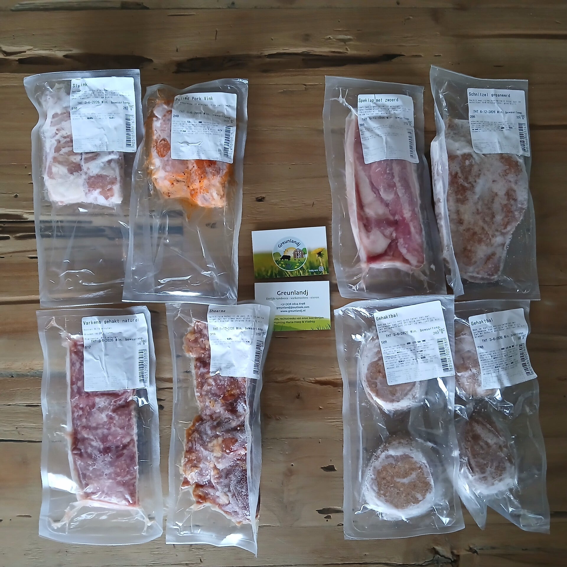 Pakket varkensvlees B 2 personen