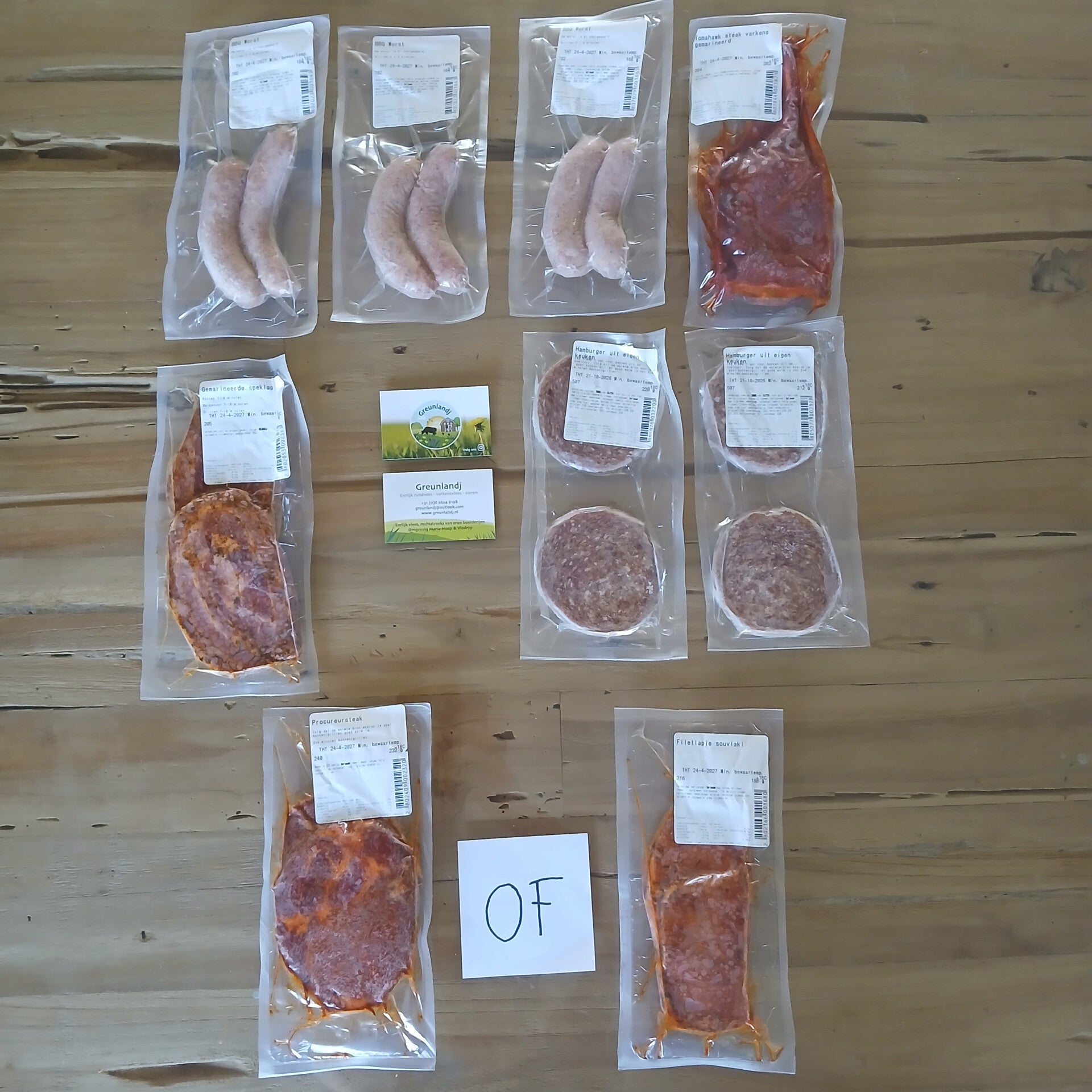 BBQ Pakket 2 persoons A