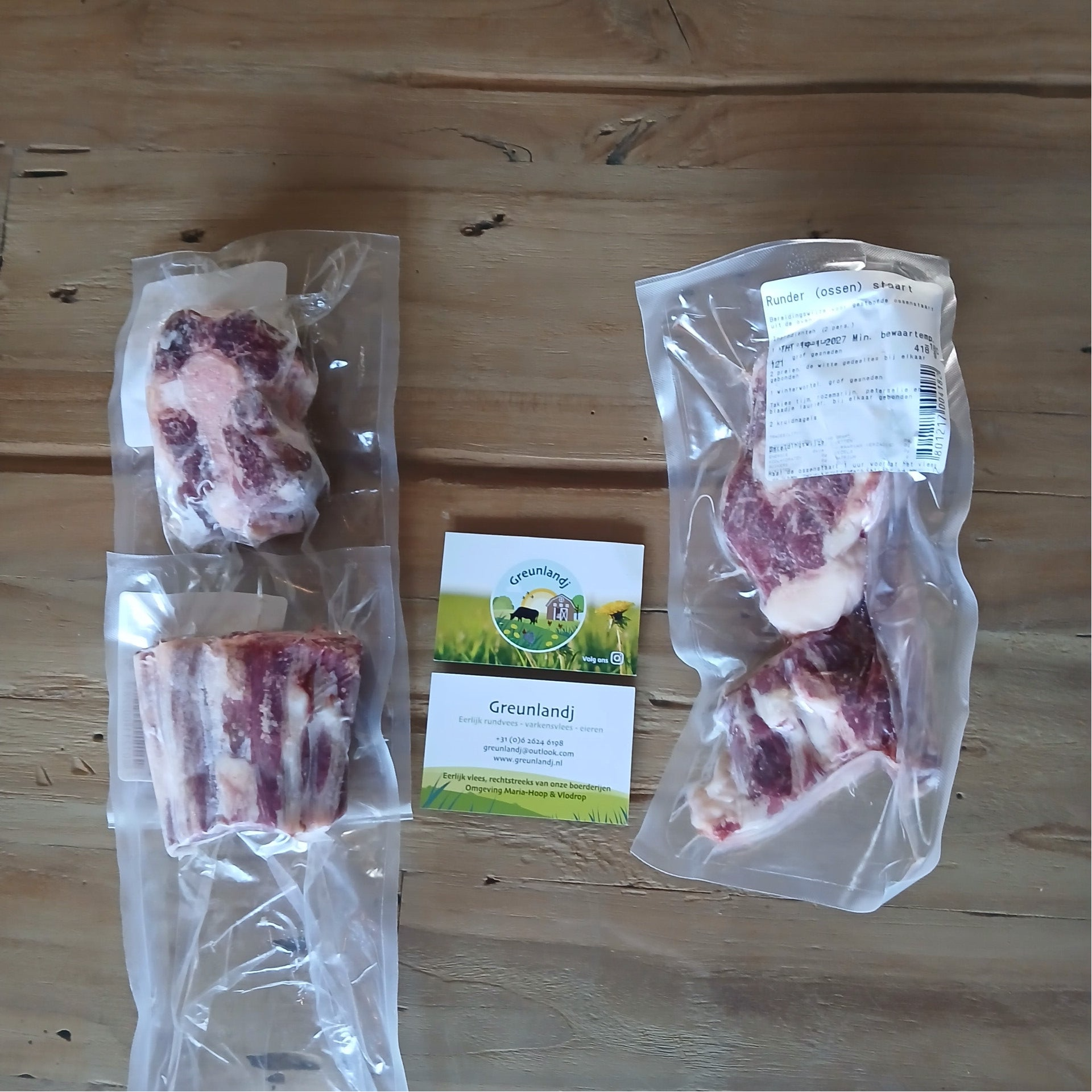 Grasgevoerde ossenstaart