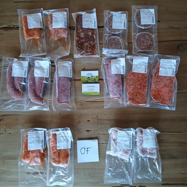 4 personen gemengd pakket met eigen Rundvlees en eigen Varkensvlees B