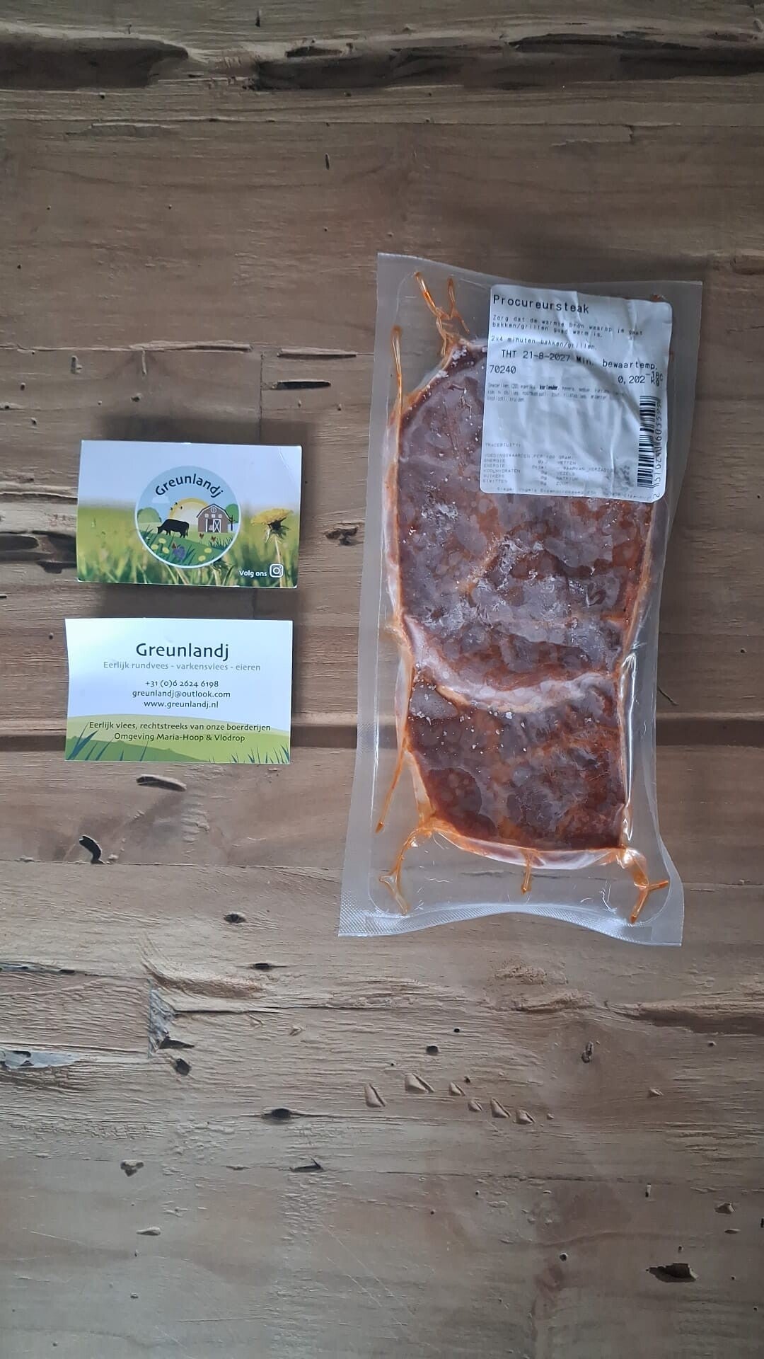 Gemarineerde procureursteak (per 2 verpakt)