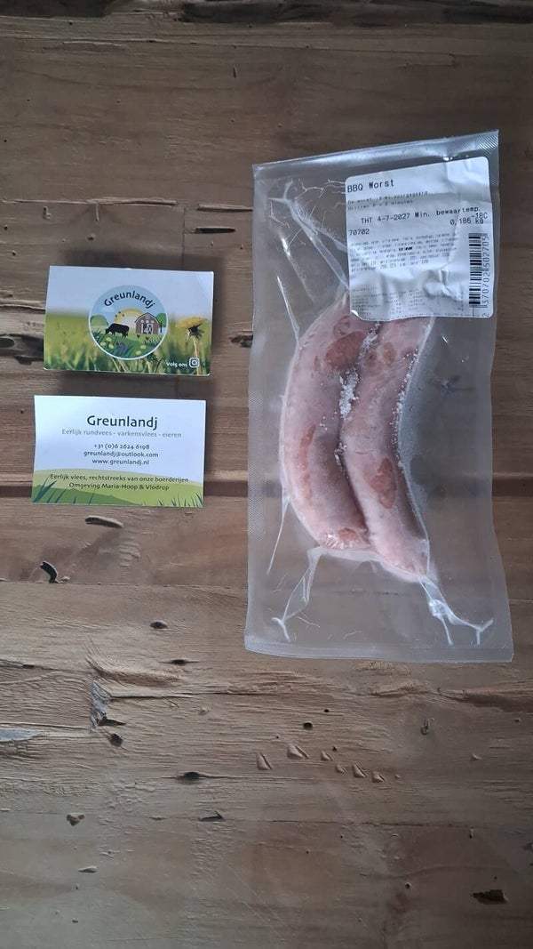 BBQ Worst (per 2 stuks verpakt)