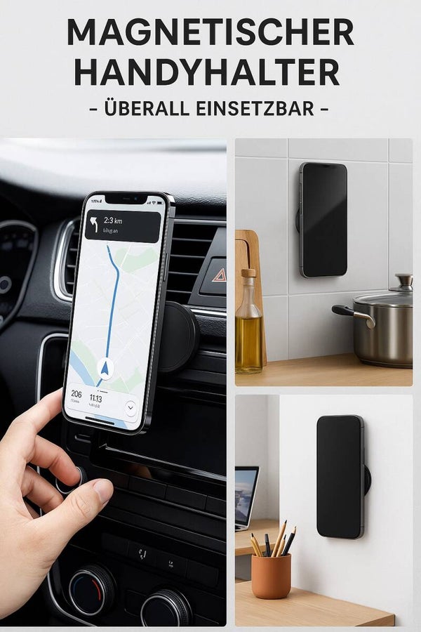 Magnetischer Handywandhalter  für Magsafe geeignet für den häuslichen Gebrauch