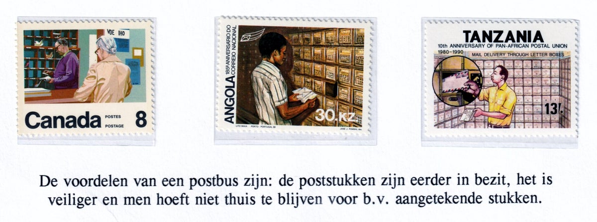 De weg van de brief - op postzegels afgebeeld / Varia | Een ...