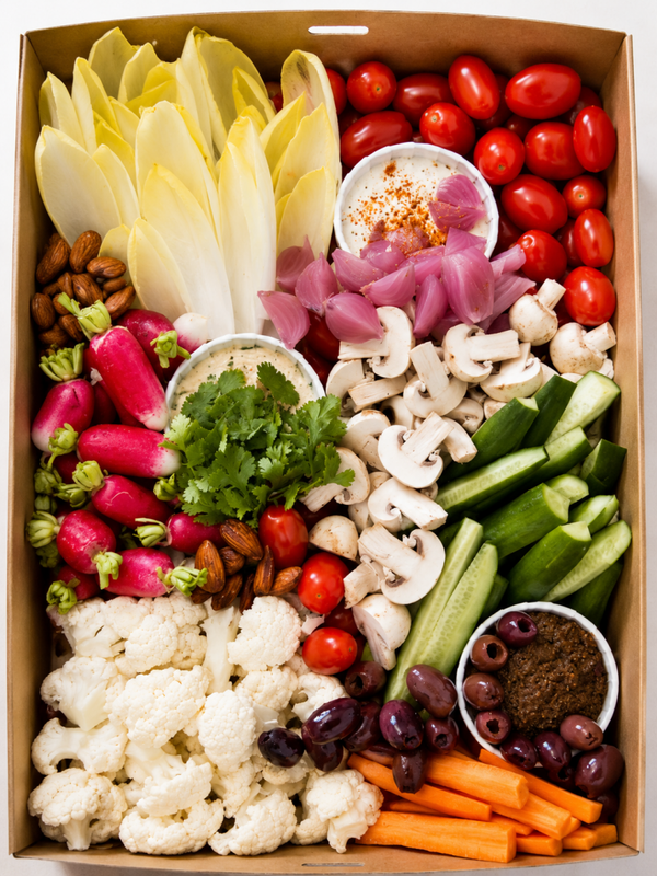 Legumes croquant et dips (4/6pers)