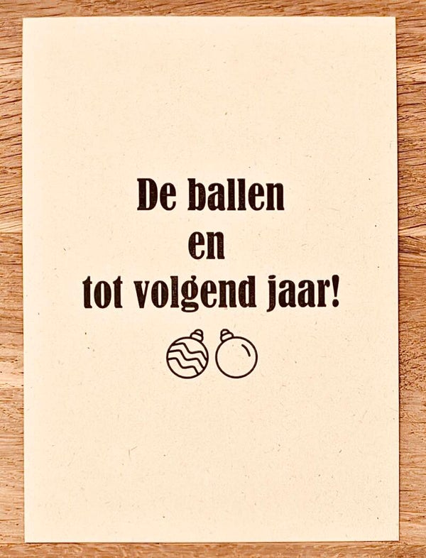 De kerstballen