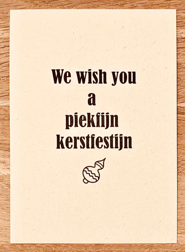 Piekfijn kerstfestijn