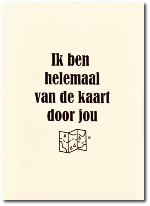 Helemaal van de kaart