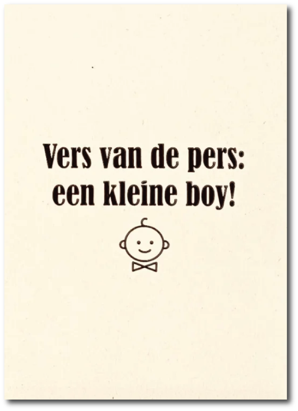 Vers van de pers: Boy