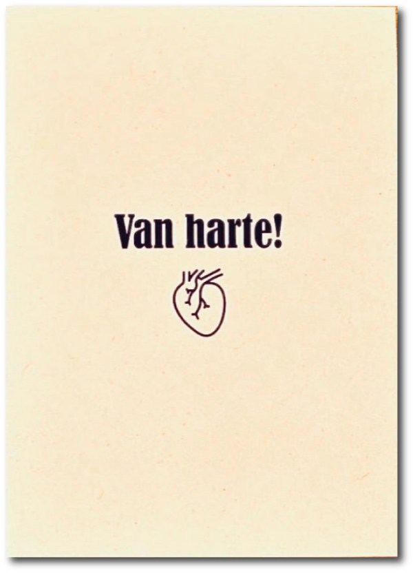 Van harte