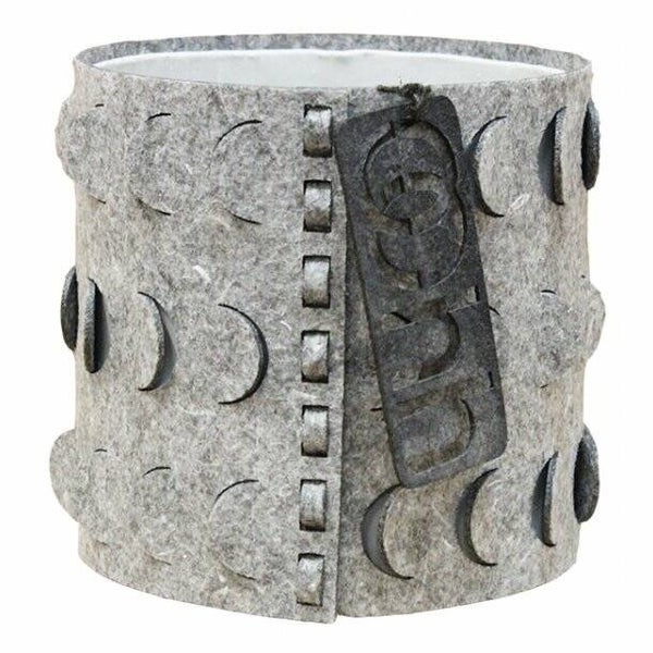 Cilinder Pot diameter 17 cm Lichtgrijs