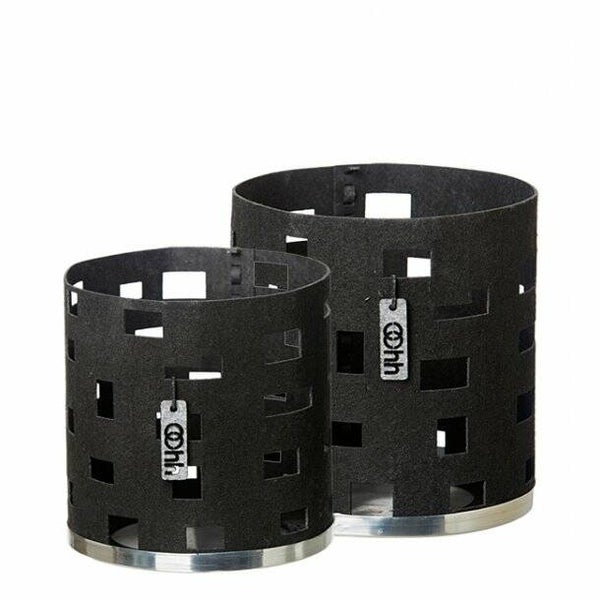 Set van 2 buiten viltlantantaarns