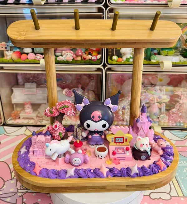 Kuromi Keychain/ Jewellery Holder