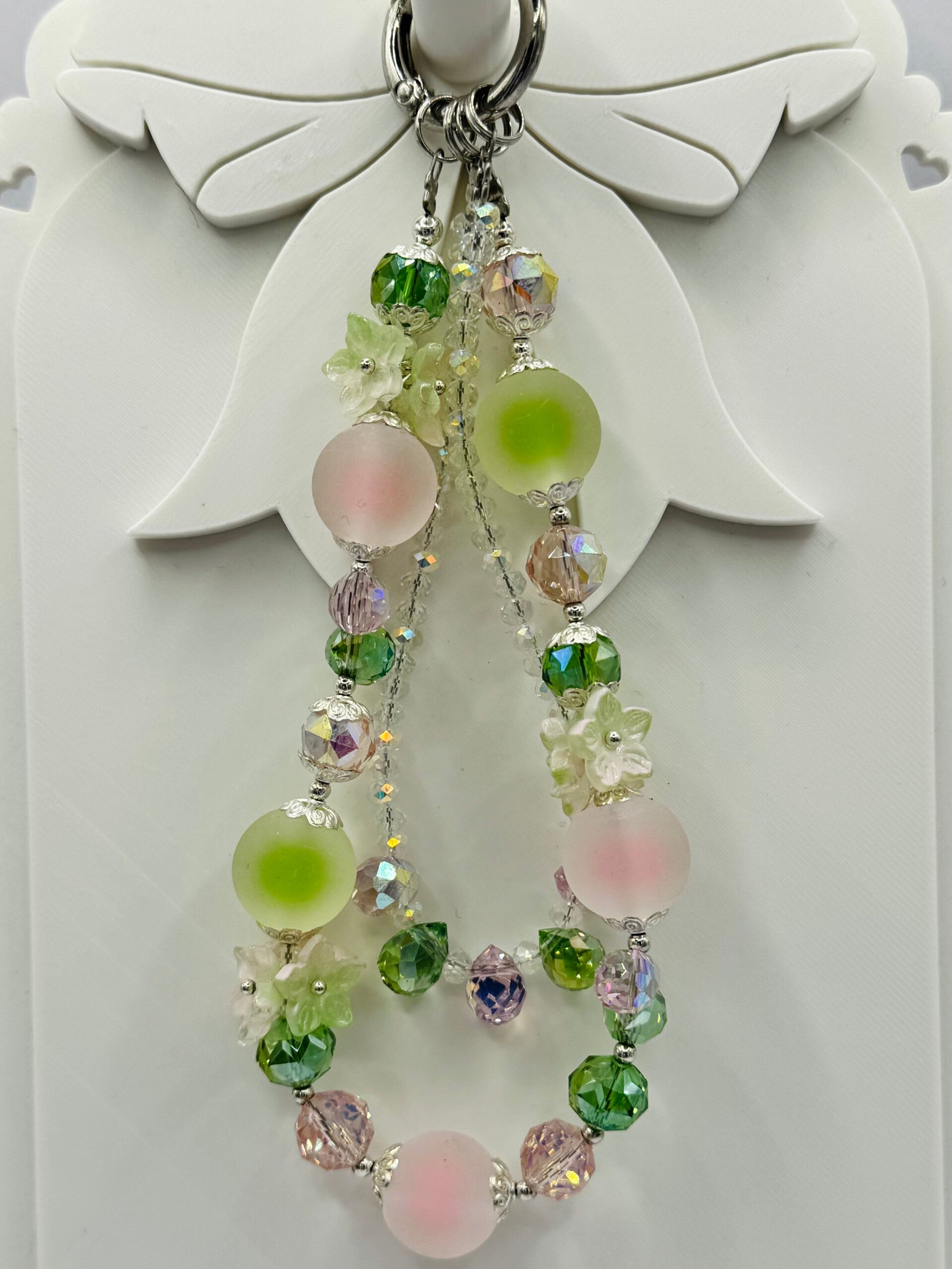 Pink Green Frosted