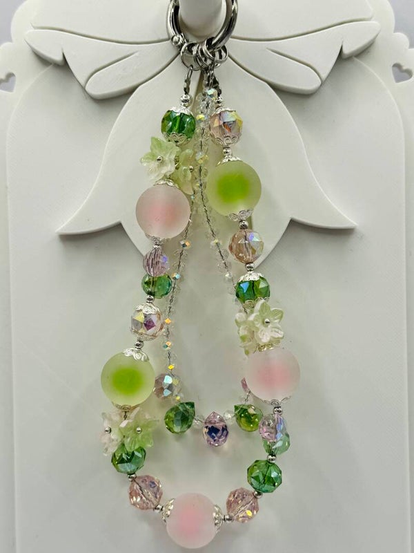Pink Green Frosted