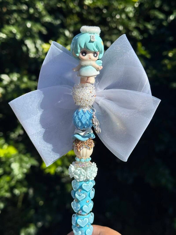 Keeno Blue Bow