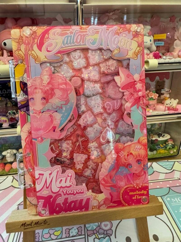 A5 Sailor Moon Shaker Notebook Pink