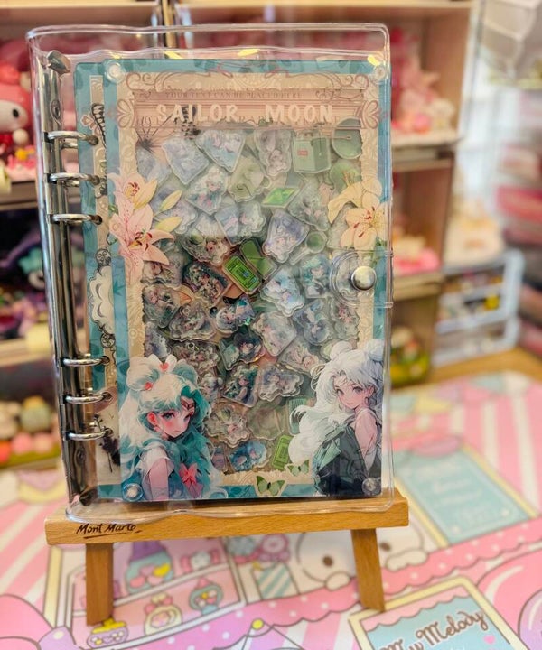 A5 Sailor Moon Shaker Notebook Green