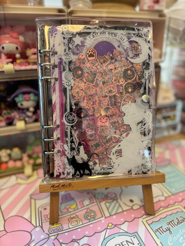 A5 Sailor Moon Shaker Notebook Purple