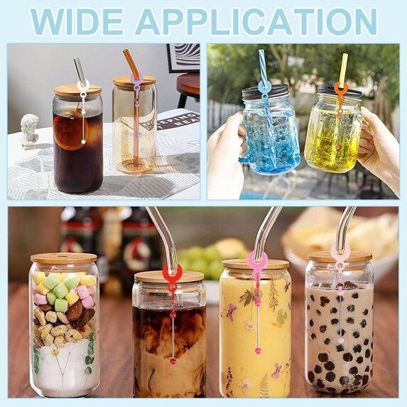 Silicone Straw Cover Handle