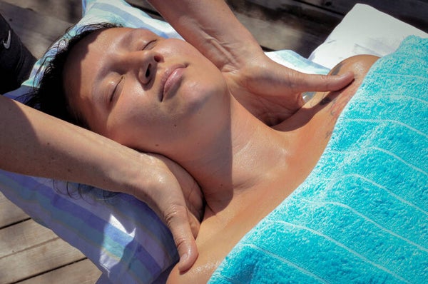 Massage för nybörjare för hemmabruk - instruktionsfilm + massagemanus