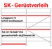 SK-Gerüstverleih