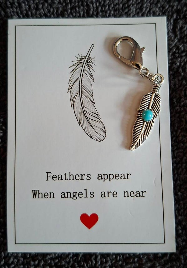 Feathers appear