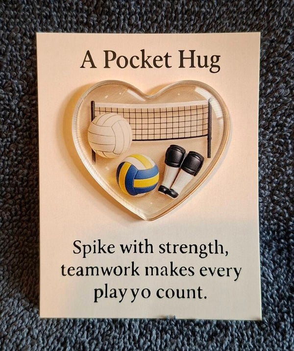 Pocket hug voor volleybal