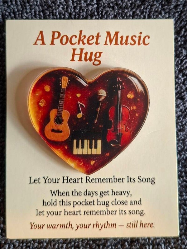 Pocket hug voor de muzikant