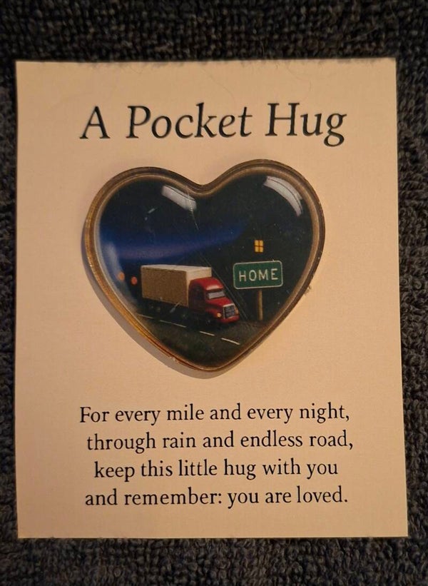 Pocket hug voor chauffeur