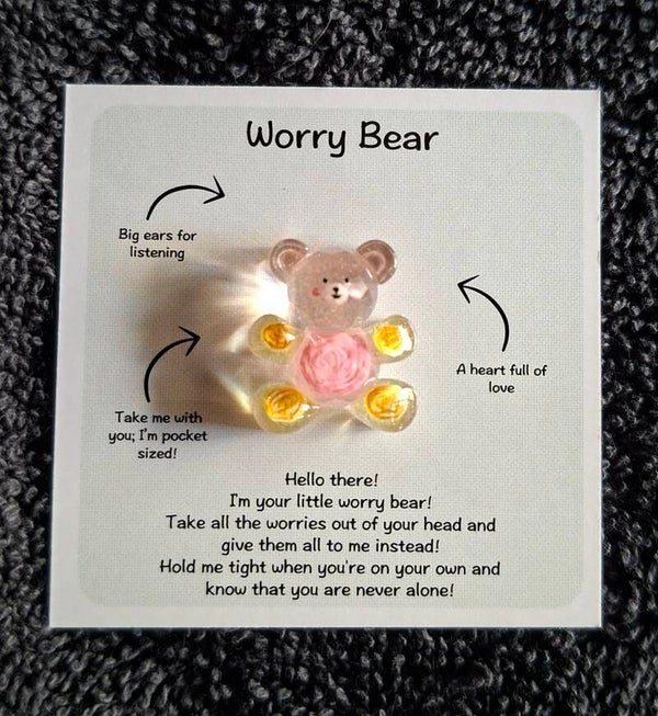 pocket hug worry bear