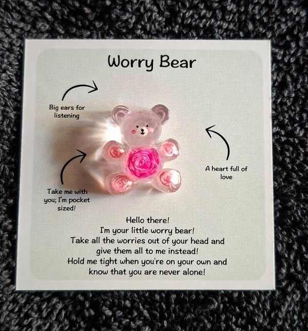 pocket hug worry bear