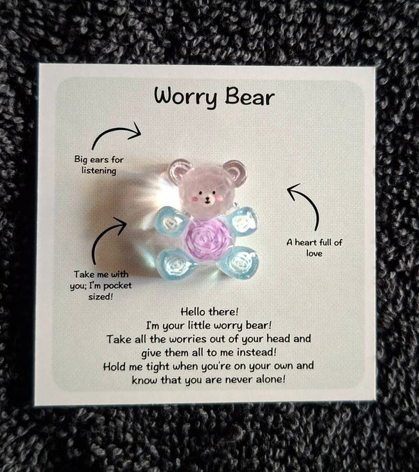 pocket hug worry bear
