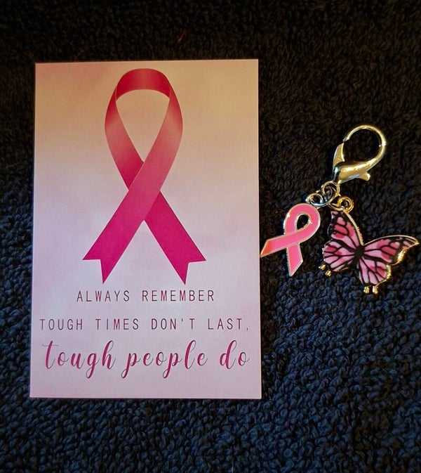 pocket hug pink ribbon